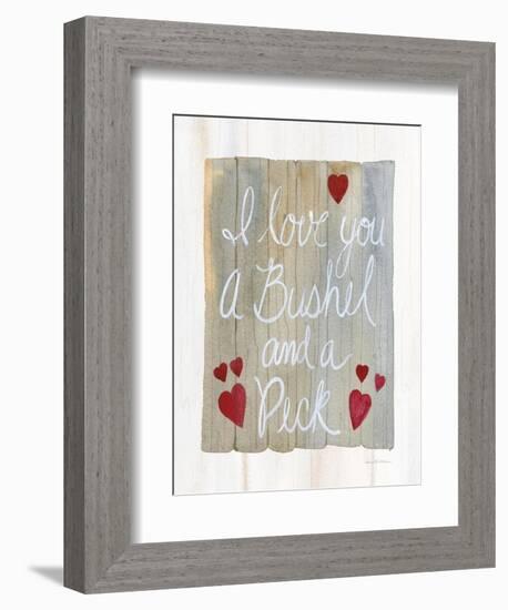 Rustic Valentine Bushel and a Peck-Kathleen Parr McKenna-Framed Premium Giclee Print