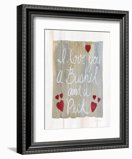 Rustic Valentine Bushel and a Peck-Kathleen Parr McKenna-Framed Premium Giclee Print