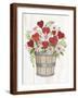 Rustic Valentine Bushel Basket-Kathleen Parr McKenna-Framed Art Print