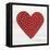 Rustic Valentine Heart I-Kathleen Parr McKenna-Framed Stretched Canvas