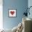 Rustic Valentine Heart I-Kathleen Parr McKenna-Framed Art Print displayed on a wall