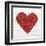 Rustic Valentine Heart I-Kathleen Parr McKenna-Framed Art Print