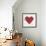 Rustic Valentine Heart I-Kathleen Parr McKenna-Framed Premium Giclee Print displayed on a wall