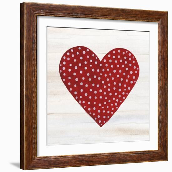 Rustic Valentine Heart I-Kathleen Parr McKenna-Framed Premium Giclee Print