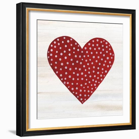 Rustic Valentine Heart I-Kathleen Parr McKenna-Framed Premium Giclee Print