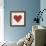 Rustic Valentine Heart I-Kathleen Parr McKenna-Framed Art Print displayed on a wall