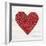 Rustic Valentine Heart I-Kathleen Parr McKenna-Framed Art Print