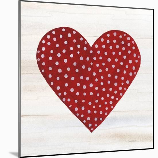 Rustic Valentine Heart I-Kathleen Parr McKenna-Mounted Art Print