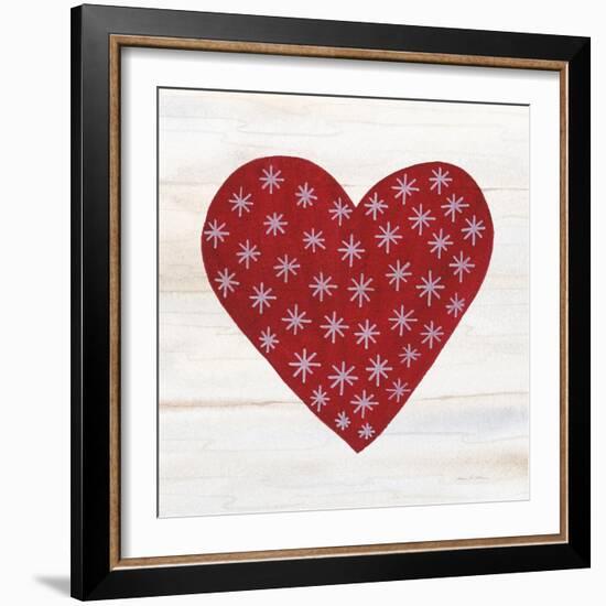 Rustic Valentine Heart II-Kathleen Parr McKenna-Framed Art Print