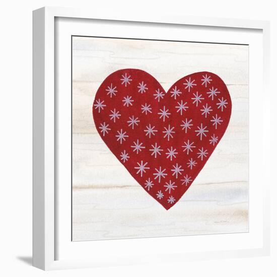 Rustic Valentine Heart II-Kathleen Parr McKenna-Framed Art Print