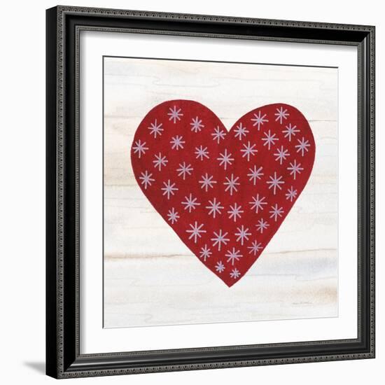 Rustic Valentine Heart II-Kathleen Parr McKenna-Framed Art Print