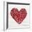 Rustic Valentine Heart III-Kathleen Parr McKenna-Framed Art Print