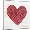 Rustic Valentine Heart III-Kathleen Parr McKenna-Mounted Art Print