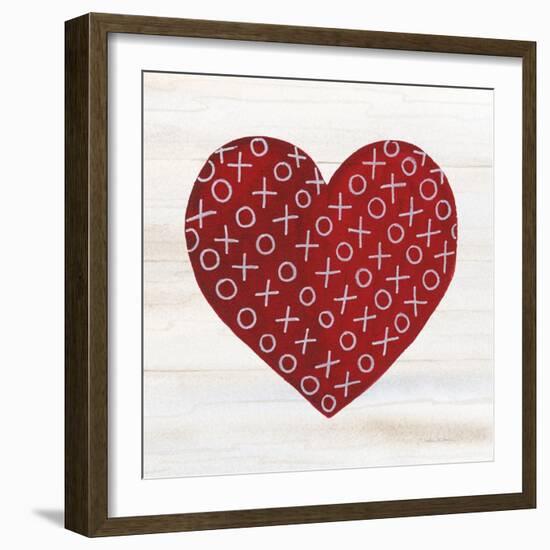 Rustic Valentine Heart IV-Kathleen Parr McKenna-Framed Art Print