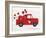 Rustic Valentine Truck-Kathleen Parr McKenna-Framed Art Print