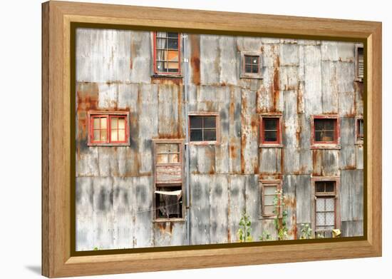 Rustic Wall and Windows-jkraft5-Framed Premier Image Canvas