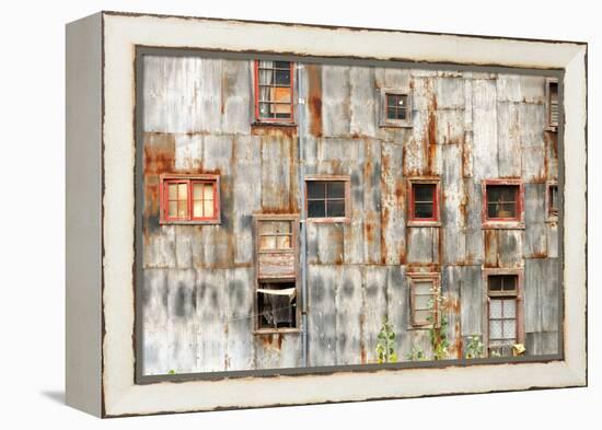 Rustic Wall and Windows-jkraft5-Framed Premier Image Canvas