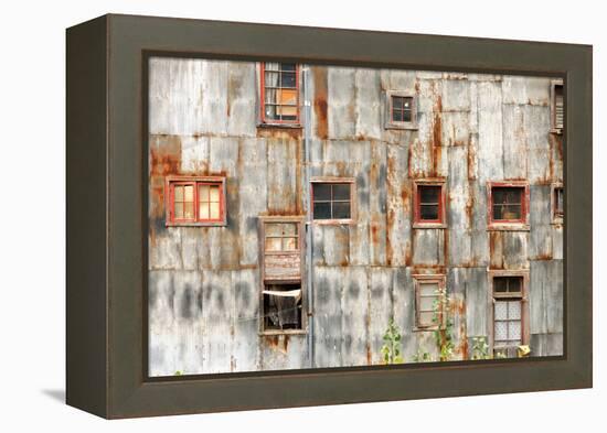 Rustic Wall and Windows-jkraft5-Framed Premier Image Canvas