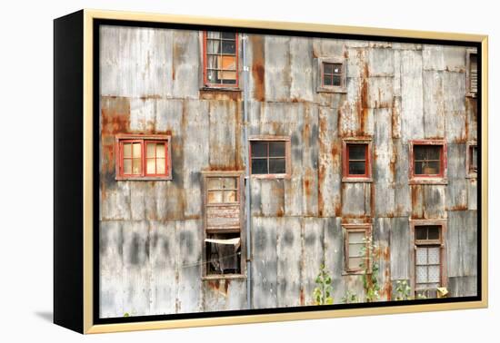 Rustic Wall and Windows-jkraft5-Framed Premier Image Canvas