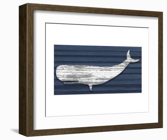 Rustic Whale-Sparx Studio-Framed Art Print