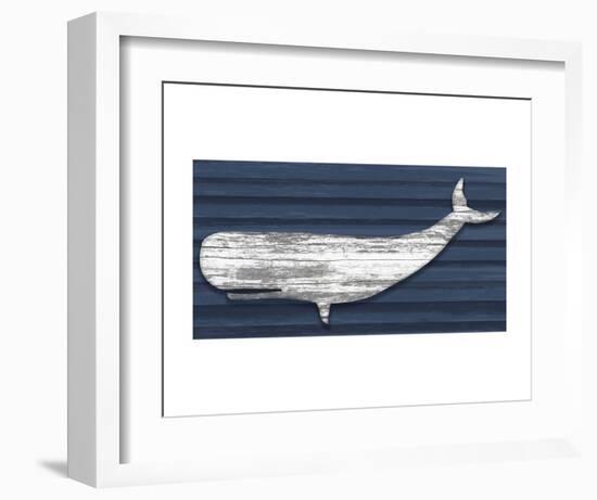 Rustic Whale-Sparx Studio-Framed Art Print