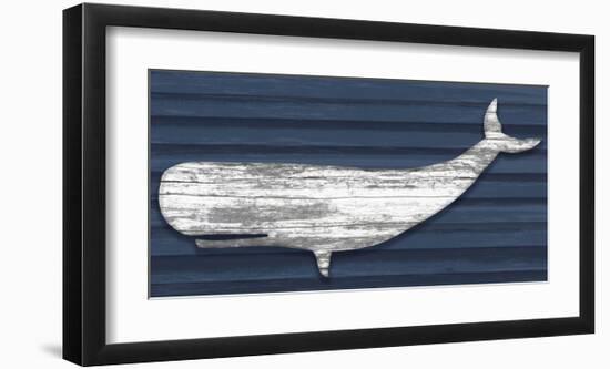 Rustic Whale-Sparx Studio-Framed Art Print