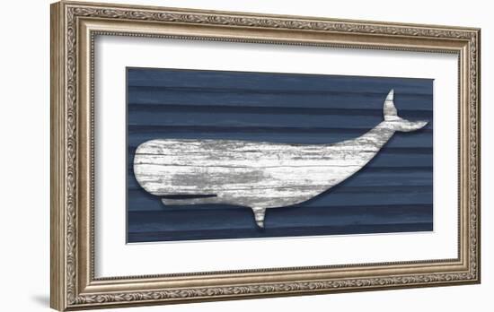 Rustic Whale-Sparx Studio-Framed Art Print