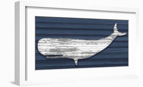 Rustic Whale-Sparx Studio-Framed Art Print