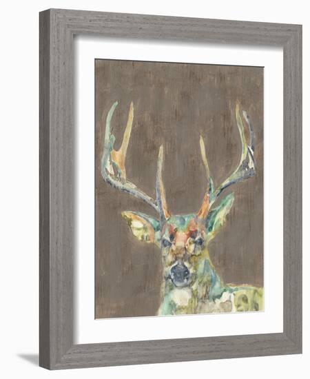 Rustic Wildlife I-Jennifer Goldberger-Framed Art Print