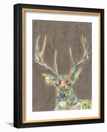 Rustic Wildlife I-Jennifer Goldberger-Framed Art Print