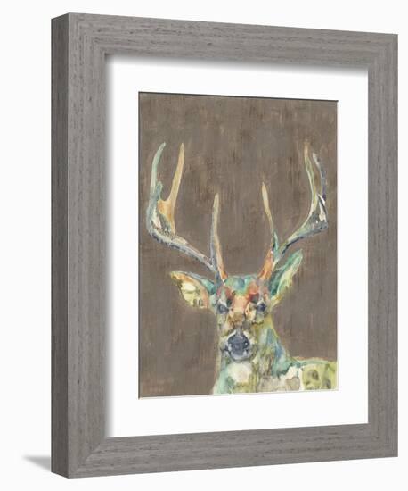 Rustic Wildlife I-Jennifer Goldberger-Framed Premium Giclee Print