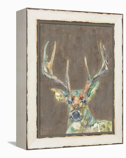 Rustic Wildlife I-Jennifer Goldberger-Framed Stretched Canvas