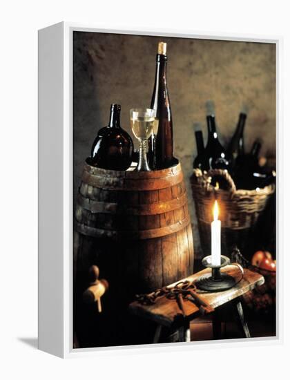 Rustic Wine Setting-Bodo A^ Schieren-Framed Premier Image Canvas