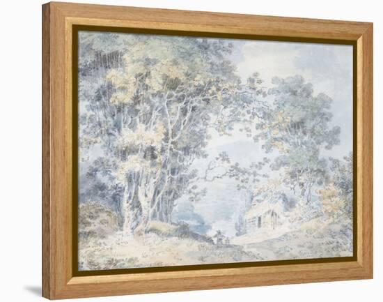 Rustics on a Country Track at Hindhead, Surrey, 1792-J^ M^ W^ Turner-Framed Premier Image Canvas