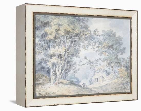 Rustics on a Country Track at Hindhead, Surrey, 1792-J^ M^ W^ Turner-Framed Premier Image Canvas