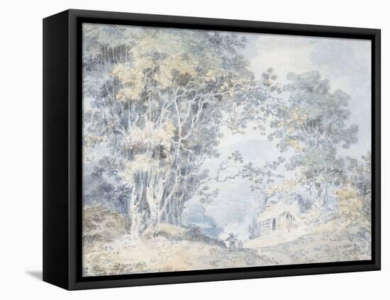 Rustics on a Country Track at Hindhead, Surrey, 1792-J^ M^ W^ Turner-Framed Premier Image Canvas