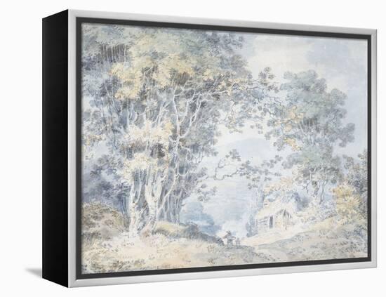 Rustics on a Country Track at Hindhead, Surrey, 1792-J^ M^ W^ Turner-Framed Premier Image Canvas