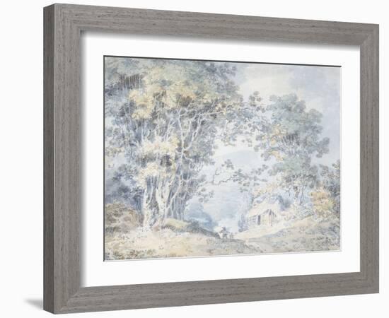 Rustics on a Country Track at Hindhead, Surrey, 1792-J^ M^ W^ Turner-Framed Giclee Print