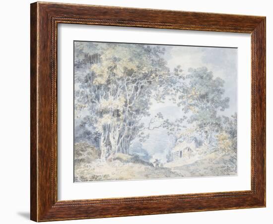 Rustics on a Country Track at Hindhead, Surrey, 1792-J^ M^ W^ Turner-Framed Giclee Print