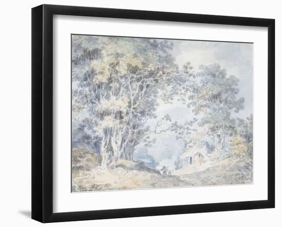 Rustics on a Country Track at Hindhead, Surrey, 1792-J^ M^ W^ Turner-Framed Giclee Print