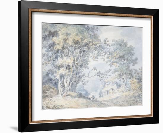 Rustics on a Country Track at Hindhead, Surrey, 1792-J^ M^ W^ Turner-Framed Giclee Print