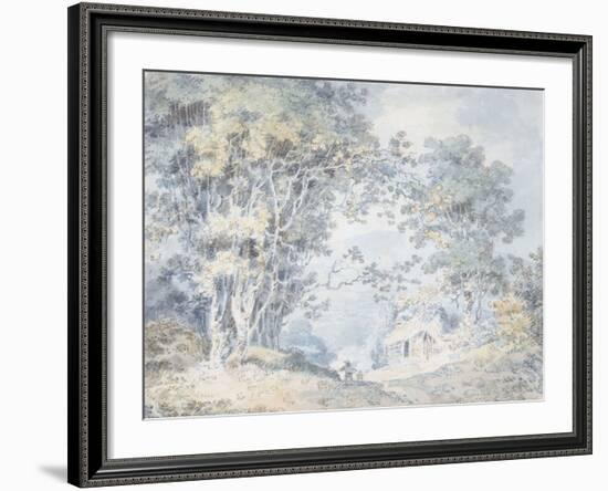 Rustics on a Country Track at Hindhead, Surrey, 1792-J^ M^ W^ Turner-Framed Giclee Print