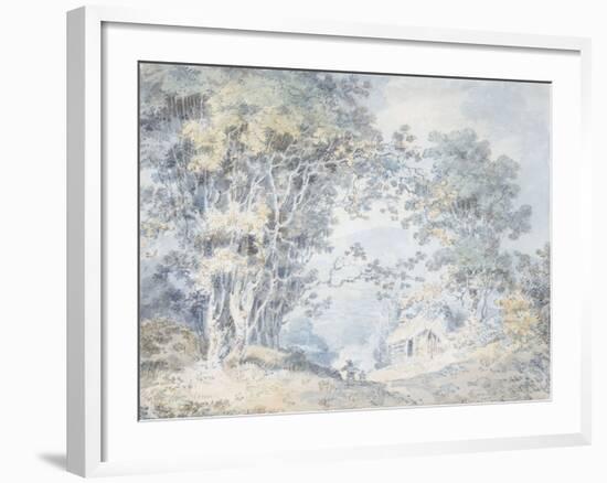 Rustics on a Country Track at Hindhead, Surrey, 1792-J^ M^ W^ Turner-Framed Giclee Print