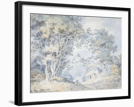 Rustics on a Country Track at Hindhead, Surrey, 1792-J^ M^ W^ Turner-Framed Giclee Print