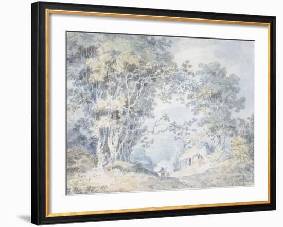 Rustics on a Country Track at Hindhead, Surrey, 1792-J^ M^ W^ Turner-Framed Giclee Print