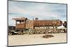 Rusting Locomotive at Train Graveyard, Uyuni, Bolivia, South America-Mark Chivers-Mounted Photographic Print