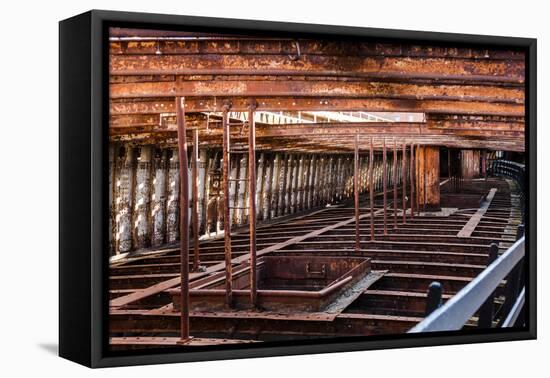 Rusting Ship Structure-RR-Framed Premier Image Canvas