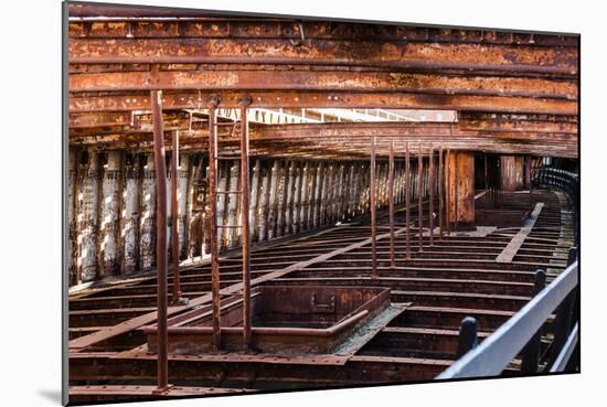 Rusting Ship Structure-RR-Mounted Photographic Print