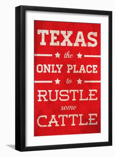 Rustle Some Cattle-Sd Graphics Studio-Framed Art Print