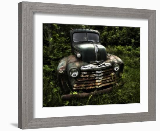 Rusty Auto I-PHBurchett-Framed Photographic Print